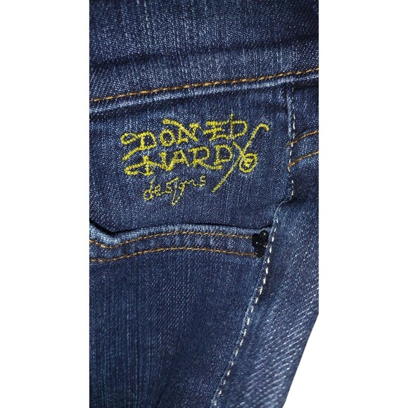 Ed Hardy Jeans Womens Size 26 Boot Cut by Christian Audigier (26x34) NEW w/ TAGS - Picture 3 of 11